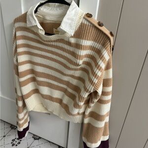 Maeve Anthropologie Twofer Sweater